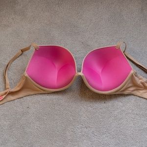 Victoria's Secret PINK Wear Everywhere Super-Push Up Bra 36DD